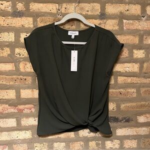 Gilli Women's Olive Knot Front Top